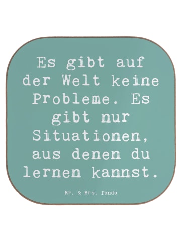 Mr. & Mrs. Panda Untersetzer Spruch Erleuchtung finden mit Spruch in Meeresbrise