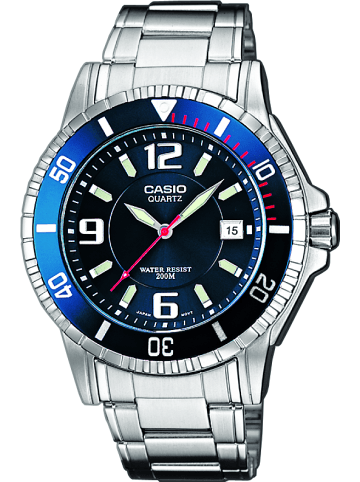 Casio Uhr in Blau