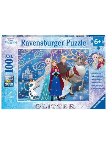 Ravensburger Disney Frozen: Glitzernder Schnee. Glitter Puzzle 100 Teile XLL