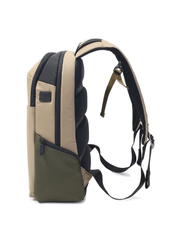 Hedgren Commute Eco Daypack RFID Schutz 40 cm Laptopfach in vintage beige eco