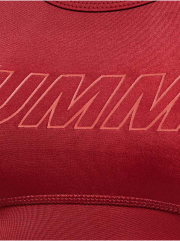 Hummel Hummel Sports Bra Hmlte Multisport Damen Schnelltrocknend in CABERNET