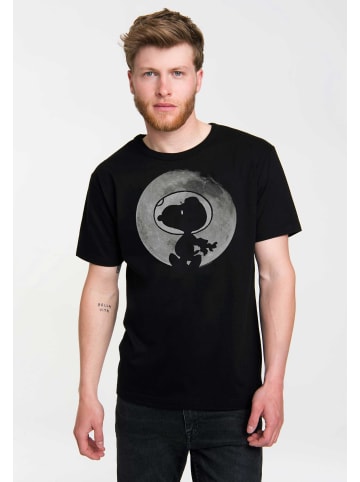 Logoshirt T-Shirt Snoopy - Mond in schwarz