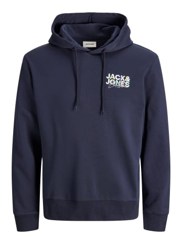 Jack & Jones Hoodie 'JJGEPLAS' in dunkelblau