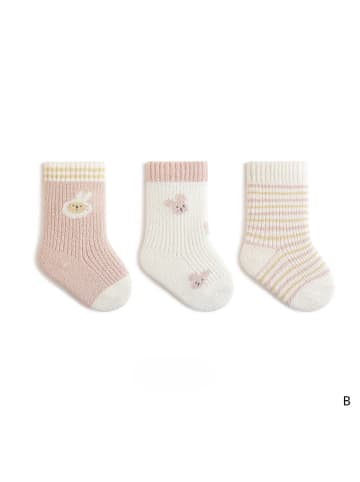 MUNADUNA 3er-Set Winter Baby Socken B