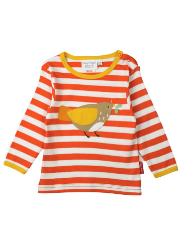 Toby Tiger Langarmshirt mit Sperling Applikation in orange