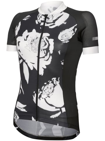 rh+ Radtrikot Venere Evo W Jersey in flora black white