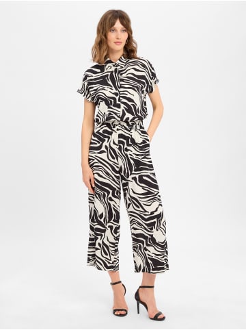 Someday Jumpsuit Cetara in schwarz weiß