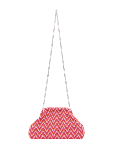 ISHA Women Clutch in Orange Multicolor