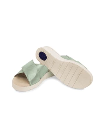 VITAFORM Samtziegenleder Pantoletten in mint