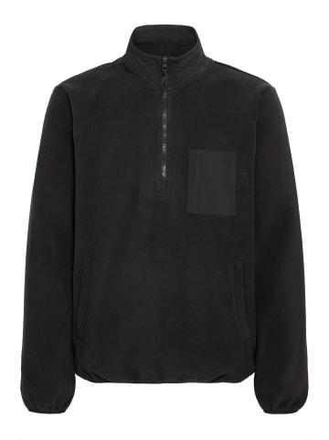 BLEND Fleecejacke in Schwarz