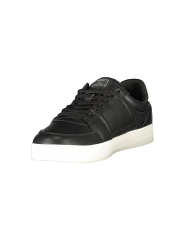 Tommy Hilfiger Schwarze Leder-Sneaker