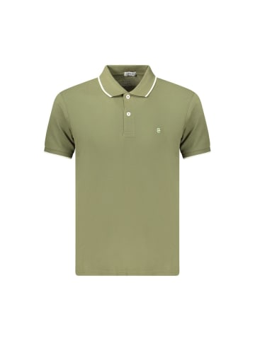 Coveri Moving Grün Herren Poloshirt aus Baumwolle
