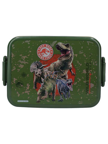 Jurassic World Jurassic World Brotdose Lunchbox Kinder Frühstücksdose Vesperdose in Grün