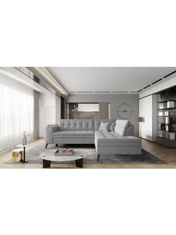 MF Design Lenny Recamiere Rechts in Grau -  (L) 210 x (B) 260 x (H) 93 cm