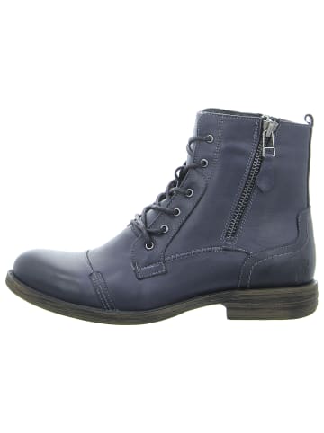 Mustang Schnürstiefelette in blau