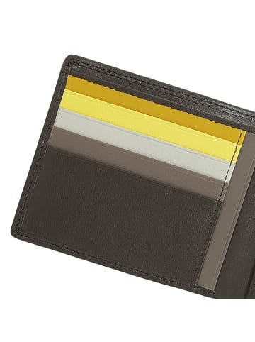 DuDu Itaca Geldbörse Leder 12.5 cm coffee brown