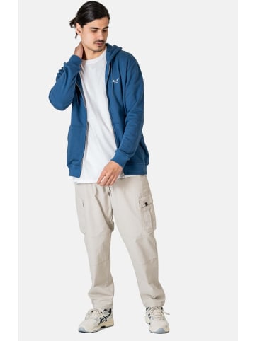 Reell Hoodie "Staple Terry Zip Hoodie" in Blau