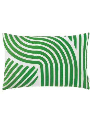 Tom Tailor Kissenhülle ORGANIC WAVES 1 in Grün