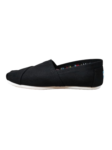 TOMS Espadrilles in Schwarz/Weiß