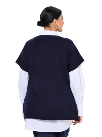 Ulla Popken Pullunder in marine