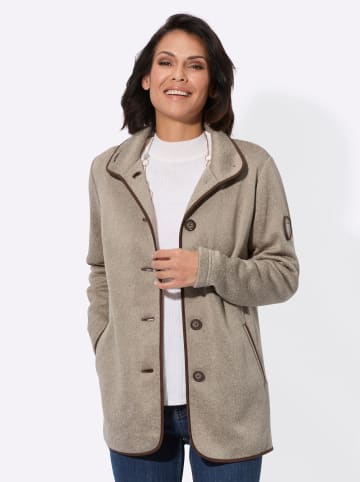 WITT WEIDEN Fleece-Jacke in sesam-meliert