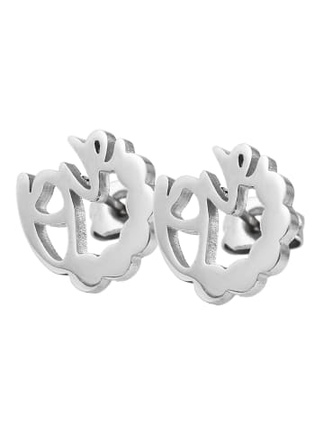 Adeliás Damen Halskette – Ankerkette aus Edelstahl 45+5 in silber