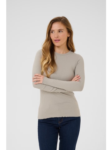 Kaffe T-shirt KAdrew Slim fit in Elephant Skin