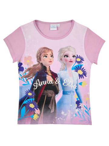 Disney Die Eiskönigin Anna und Elsa T-Shirt in rosa