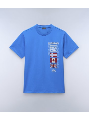 Napapijri T-Shirt "S-Turin 1" in Blau