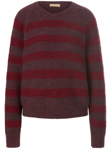 tRUE STANDARD Strickpullover Jumper in pflaume