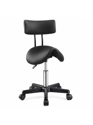 SONGMICS Arbeitshocker Activo in Schwarz - (B)56 x (H)82.5x (T)56 cm