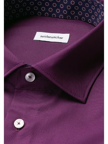 Seidensticker Business Hemd Regular in Lila