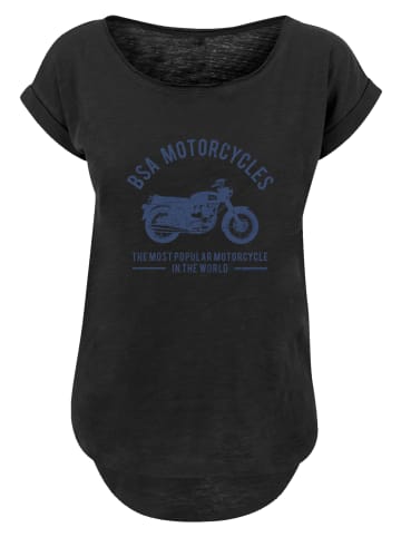 F4NT4STIC Long Cut T-Shirt BSA Motorcycles Most Popular In The World in schwarz