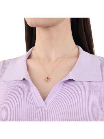 Amor Kette mit Anhänger Silber 925, gelbvergoldet in Gold