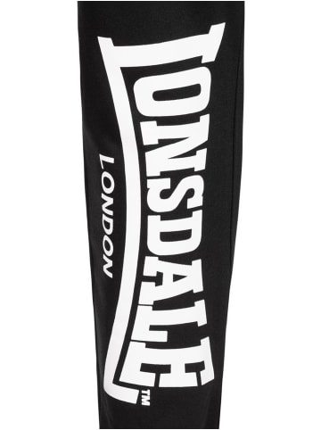 Lonsdale Trainingsanzug "Cloudy" in Schwarz