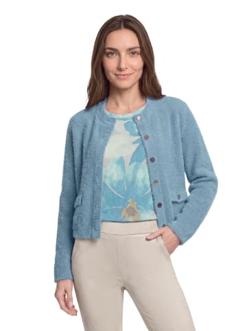 Betty Barclay Strick-Cardigan mit aufgesetzten Taschen in rauchblau