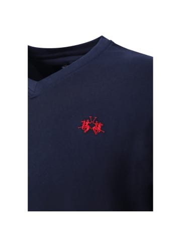 La Martina T-Shirt MCR013 in dunkelblau