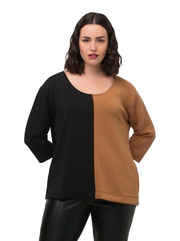 Ulla Popken Sweatshirt in camel