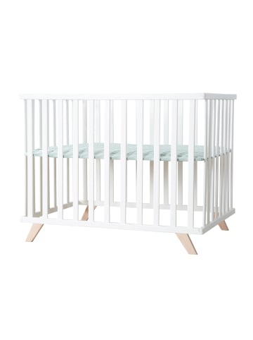 roba Laufgitter Lil Planet frosty green Holz weiß inkl. Schutzeinlage