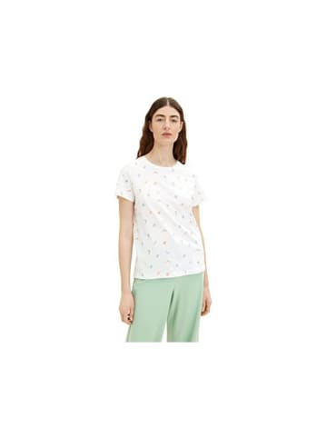 Tom Tailor Rundhals T-Shirt für Damen in uni