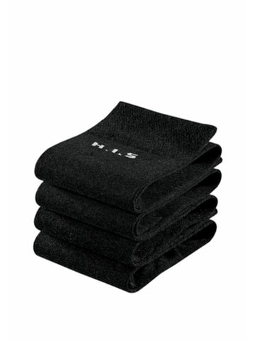 H.I.S Socken in 4x schwarz