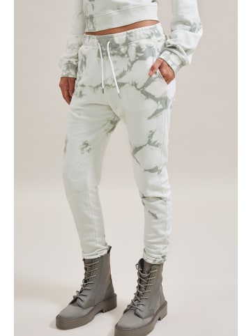 ADLYSH Sweathose Marble Sweatpants in Silver Green