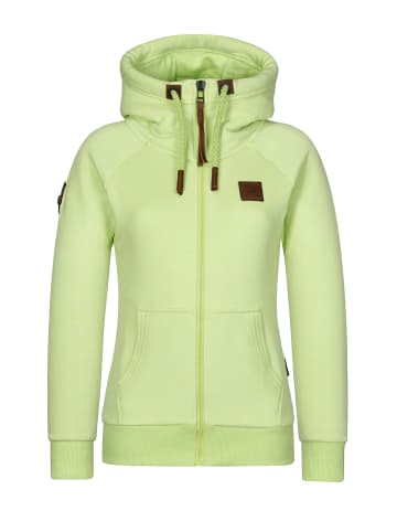 naketano Sweat Kapuzenjacke Brazzo 20 Matcha Green Melange