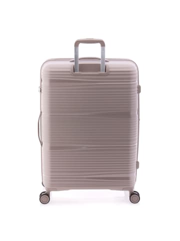 Gladiator 0800 4 Rollen Trolley 76 cm mit Dehnfalte in beige
