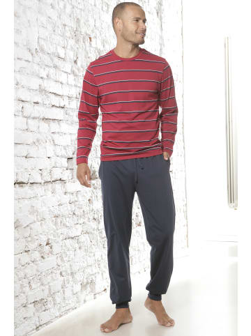 H.I.S Pyjama in rot-navy