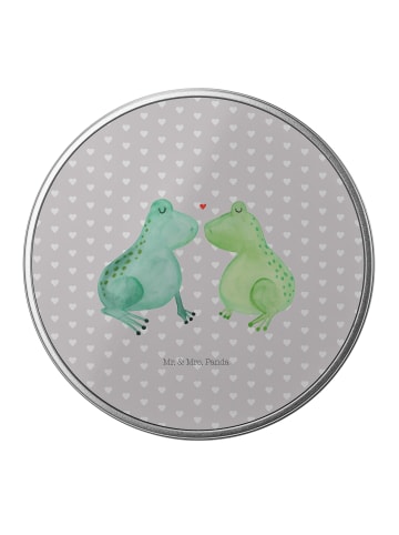 Mr. & Mrs. Panda Blechdose Frosch Liebe ohne Spruch in Grau Pastell