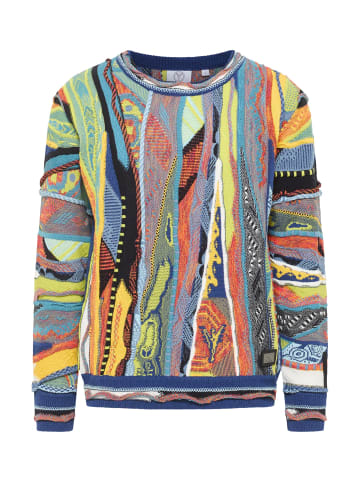 Carlo Colucci Strickpullover Dondi in Petrol