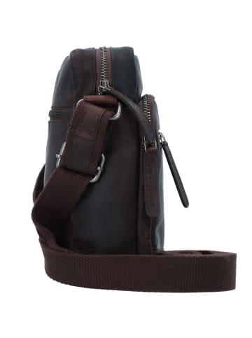 The Chesterfield Brand Wax Pull Up Umhängetasche Leder 17 cm braun