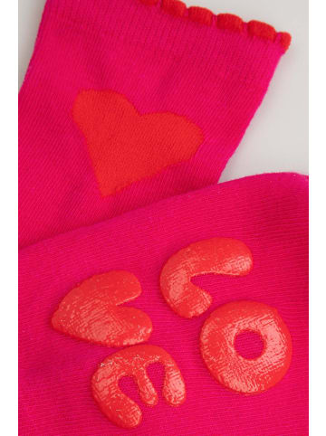 Coccodrillo Socken in fuchsie