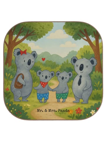 Mr. & Mrs. Panda Tassenuntersetzer Koala Familie zwei Design ohn... in Weiß